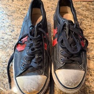 Leather Converse